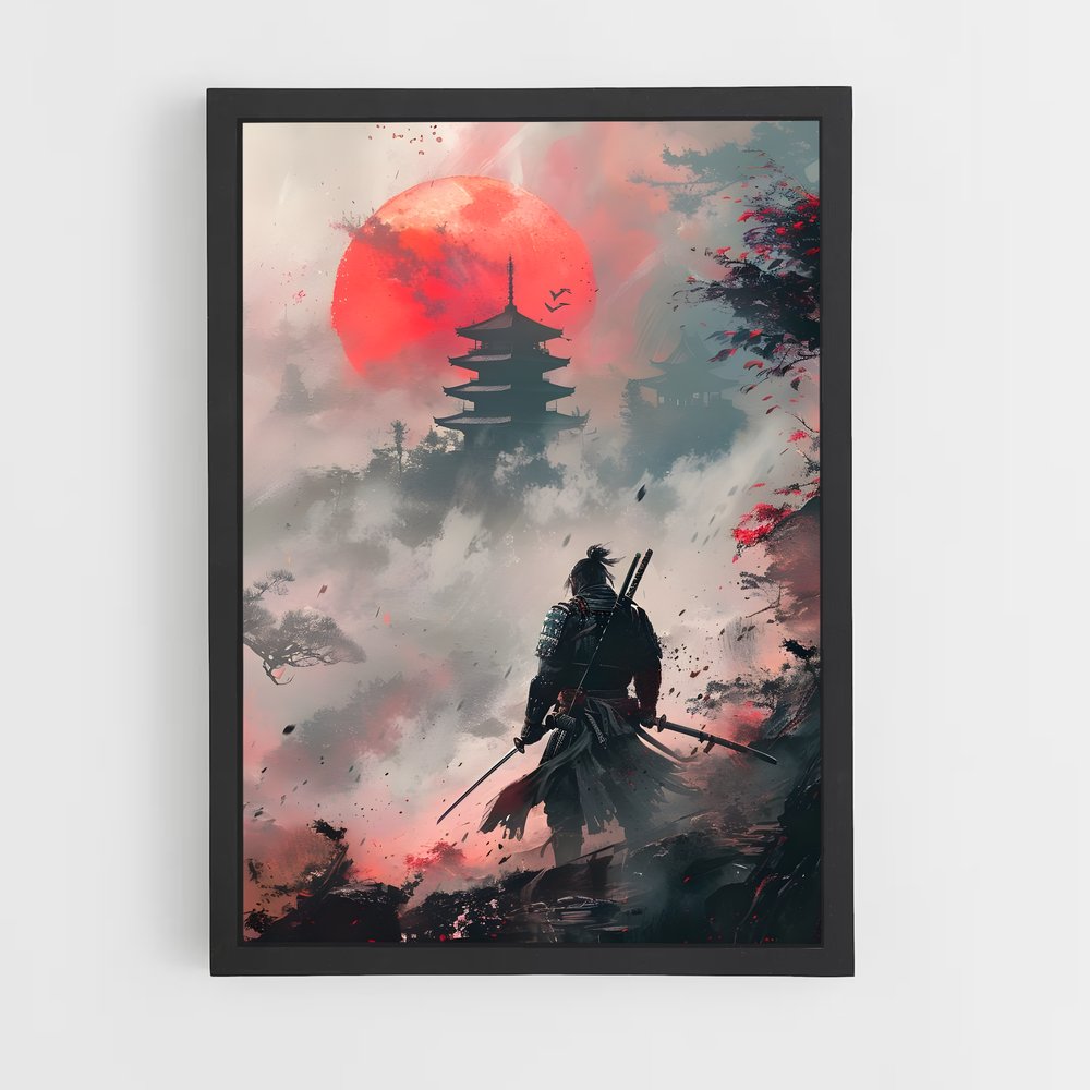 Poster Ghost tsushima samouraï – affiche Ghost of tsushima (vue 2)